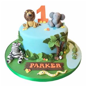 Jungle Birthday Cake