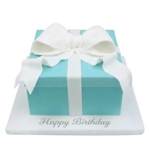 Tiffany Box Birthday Cake