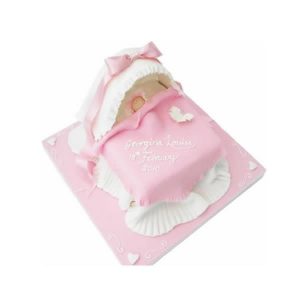 Cradle Christening Cake