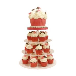 Loveheart Tower Cupcakes