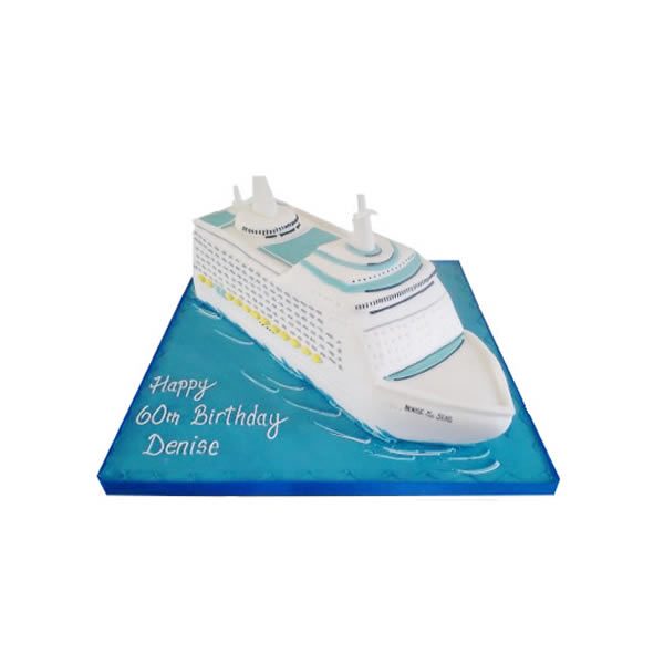 Cruise Ship Birthday Cake