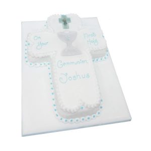 Communion Chalice Cross Cake