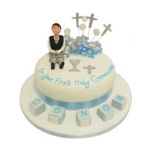 Communion Cubes Cake