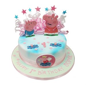 Peppa Pig Birthday Cake