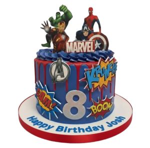Avengers Birthday Cake