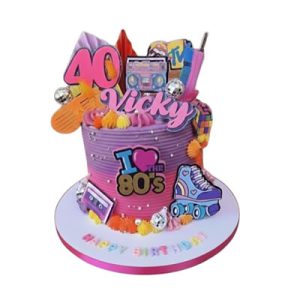 Born in the 80s Birthday Cake