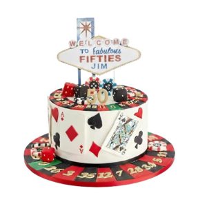 Casino Birthday Cake
