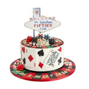 Casino Birthday Cake