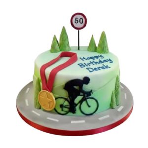 Cycling Birthday Cake
