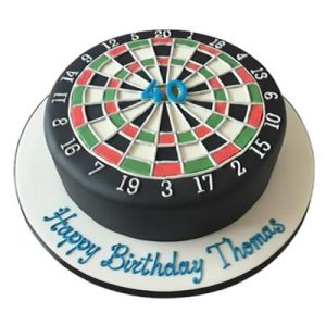 Dartboard Birthday Cake