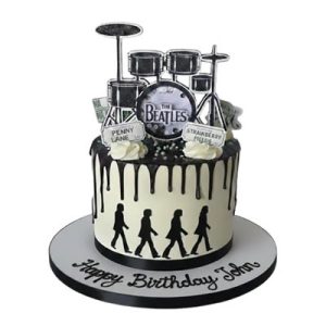 Fab Four Beatles Cake