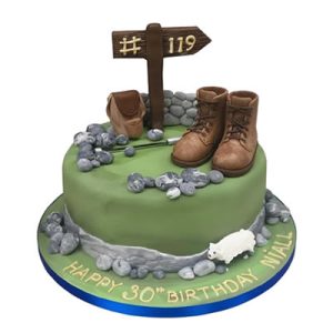 Hillwalker Birthday Cake