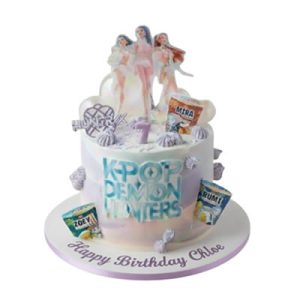 KPop Demon Hunters Birthday Cake