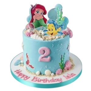 Little Mermaid Birthday Cake