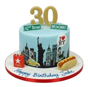 New York Birthday Cake