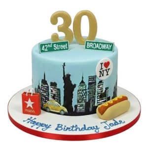New York Birthday Cake