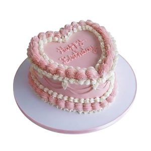 Retro Heart Cake