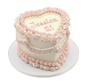 Vintage Heart Cake