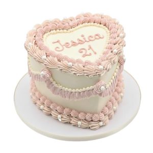 Vintage Heart Cake