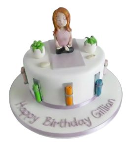 Yoga Birthday Cake