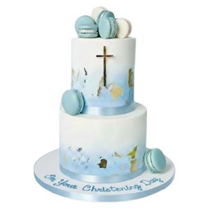 Macarons Religious Cake