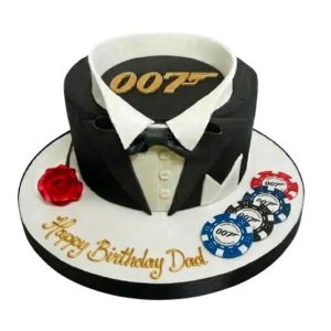 James Bond Birthday Cake